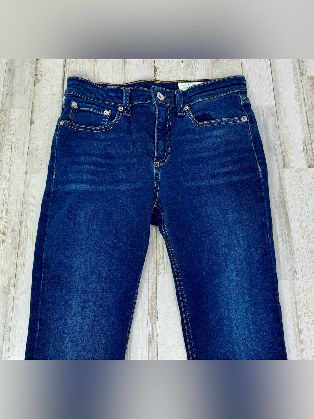 Rag & Bone Cate Ankle Skinny 25 (26x27) Blue Mid-Rise Jeans - Picture 3 of 11